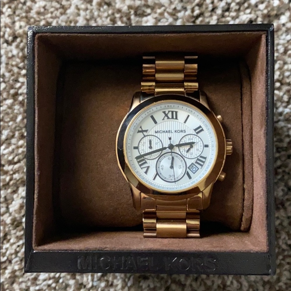 Rose Gold Michael Kors watch